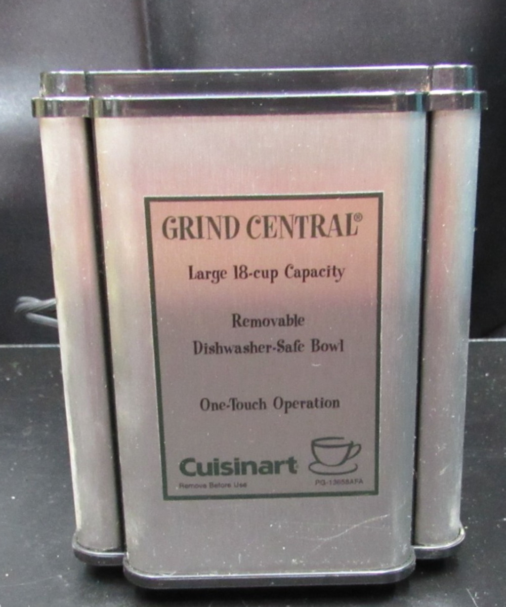 Cuisinart DCG-12 Grind Central Coffee Grinder Motor Base TESTED